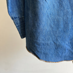 1970s Dee Cee Denim Cowboy Snap Front Shirt - SWOOOOON