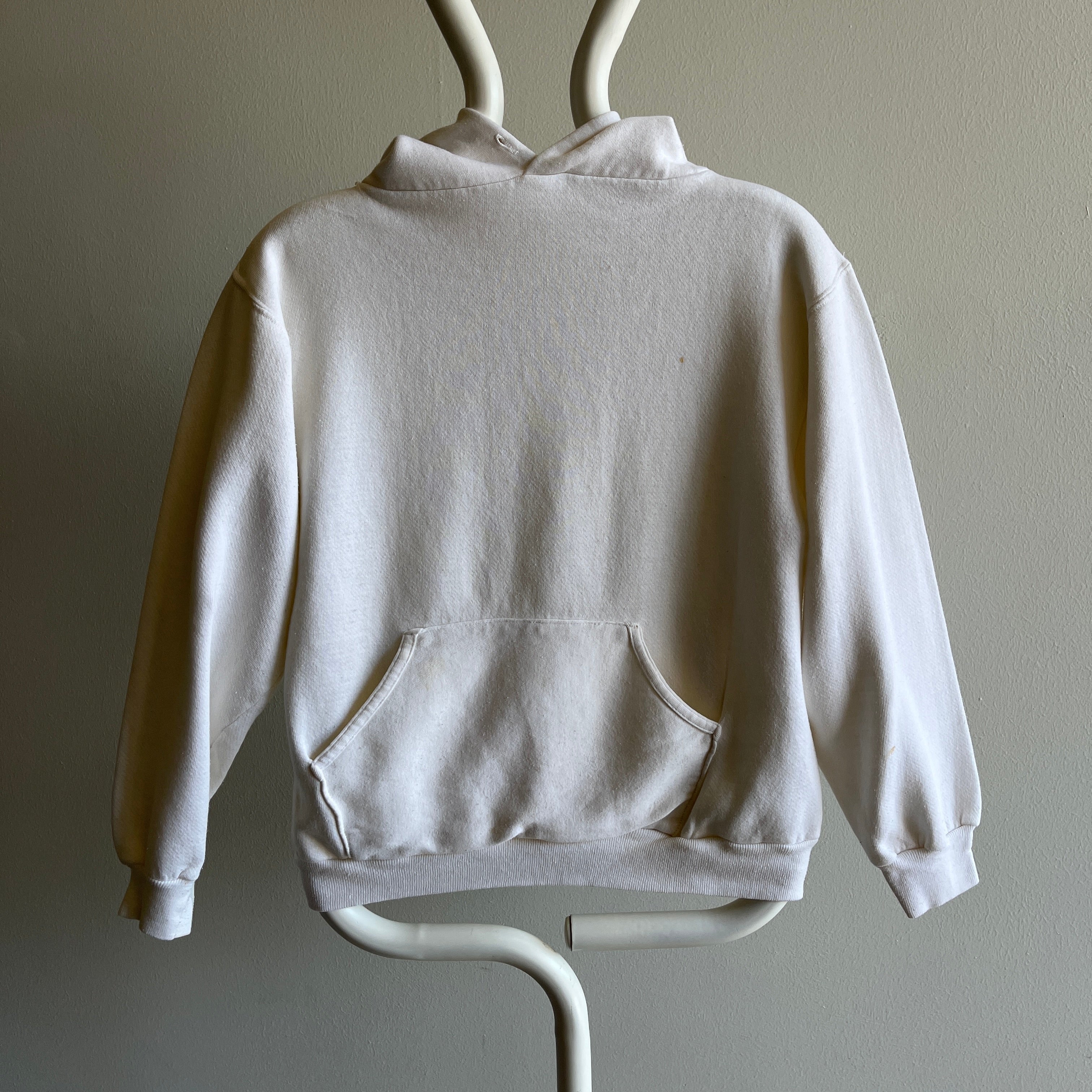 1970s RUSSELL BRAND WHITE Pullover Hoodie - Collection