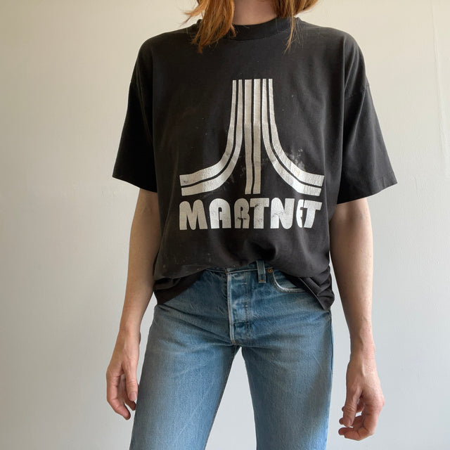 T-shirt Martnet SUPER taché des années 1990 - RAD