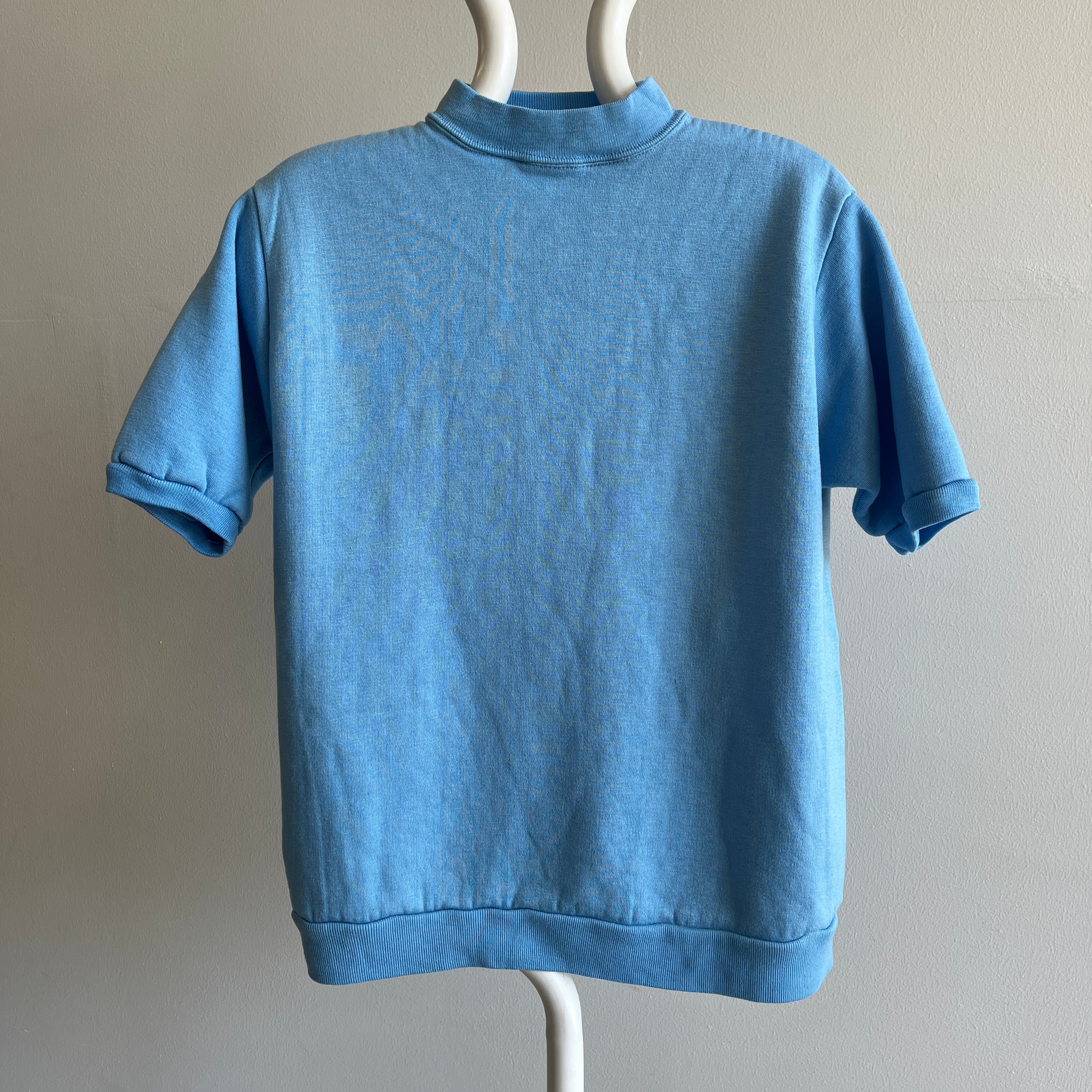 1960/70s Col Montant Baby Blue Warm Up