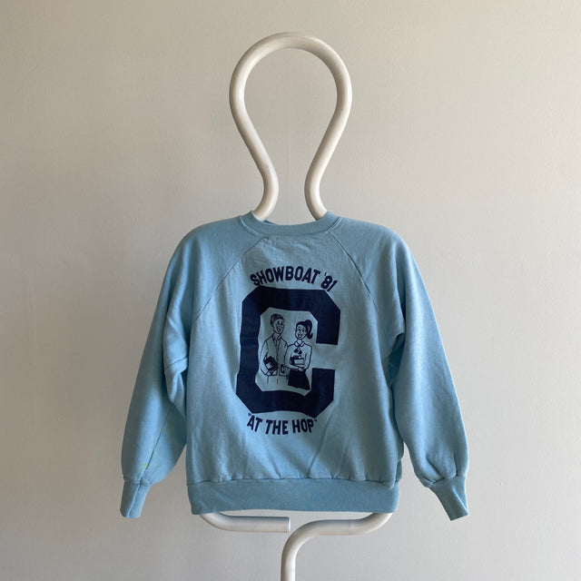 1981 Showboat High School Play Sweatshirt - "au saut"