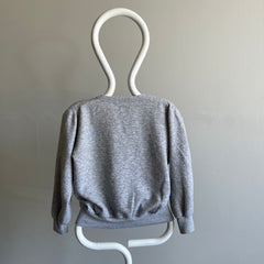 1980s Blank Gray V-Neck - Perfection!