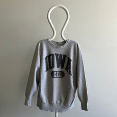 1980s Super Soft Iowa Reverse Weave Sweatshirt