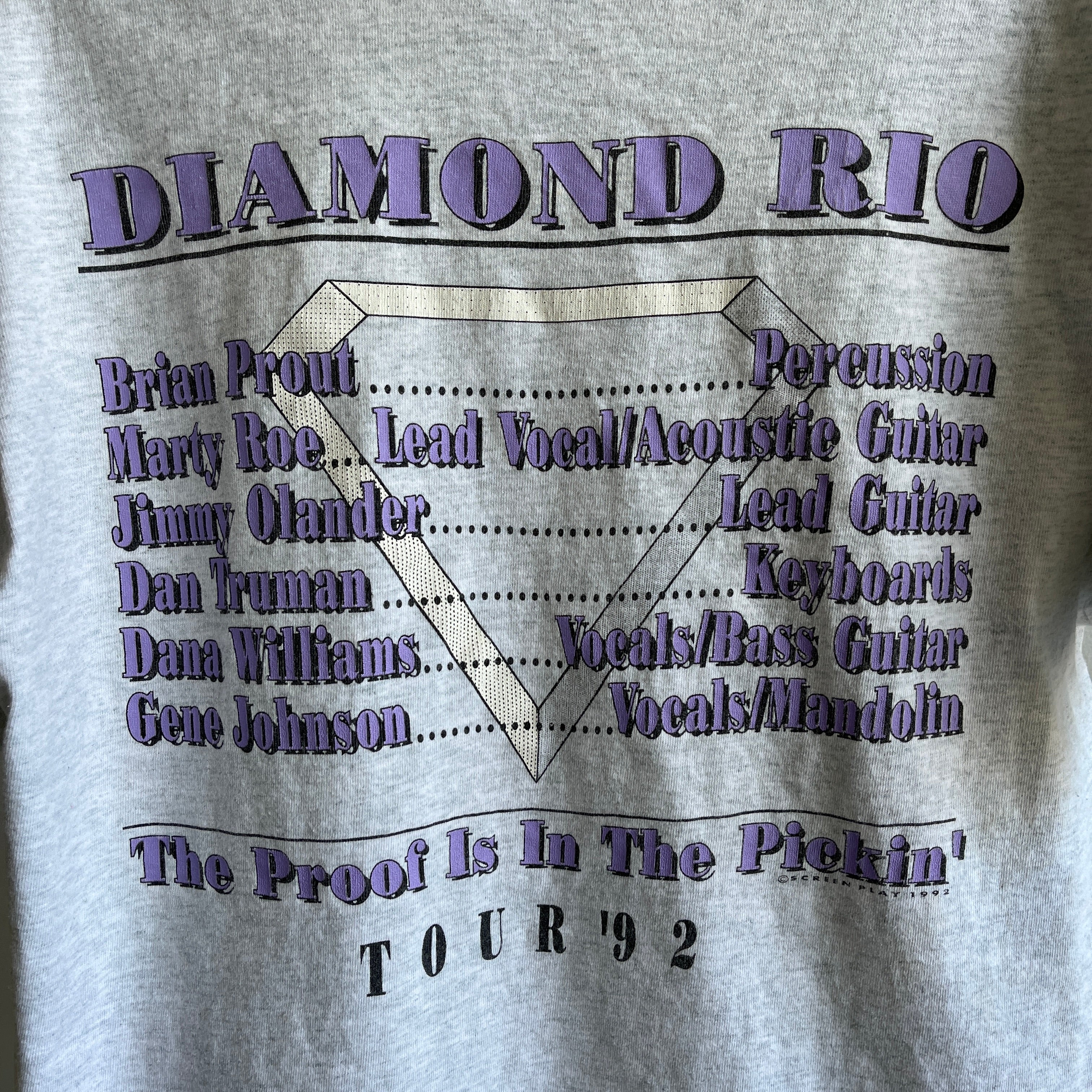 1992 Diamond Rio Tour T-Shirt