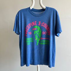 1990 Porcupine X-Country Motorcycle Club Super Rad and Thin T-Shirt