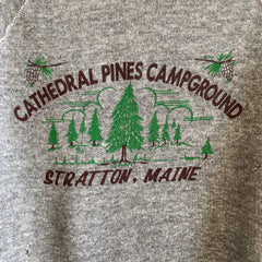 1970s Cathedral Pines Campground Stratton, Maine Sweatshirt