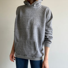 1970/80s Perfectly Worn Gray Pullover Hoodie