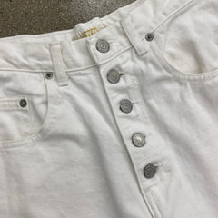 1980s Jordache White High Waisted Tapered Leg Jean - THESE!!