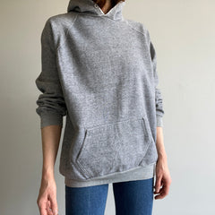 1970/80s Perfectly Worn Gray Pullover Hoodie