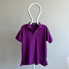 1980s OG USA MADE Ralph Lauren Purple Polo T-Shirt – Red Vintage Co