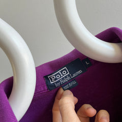 1980s OG USA MADE Ralph Lauren violet Polo T-Shirt