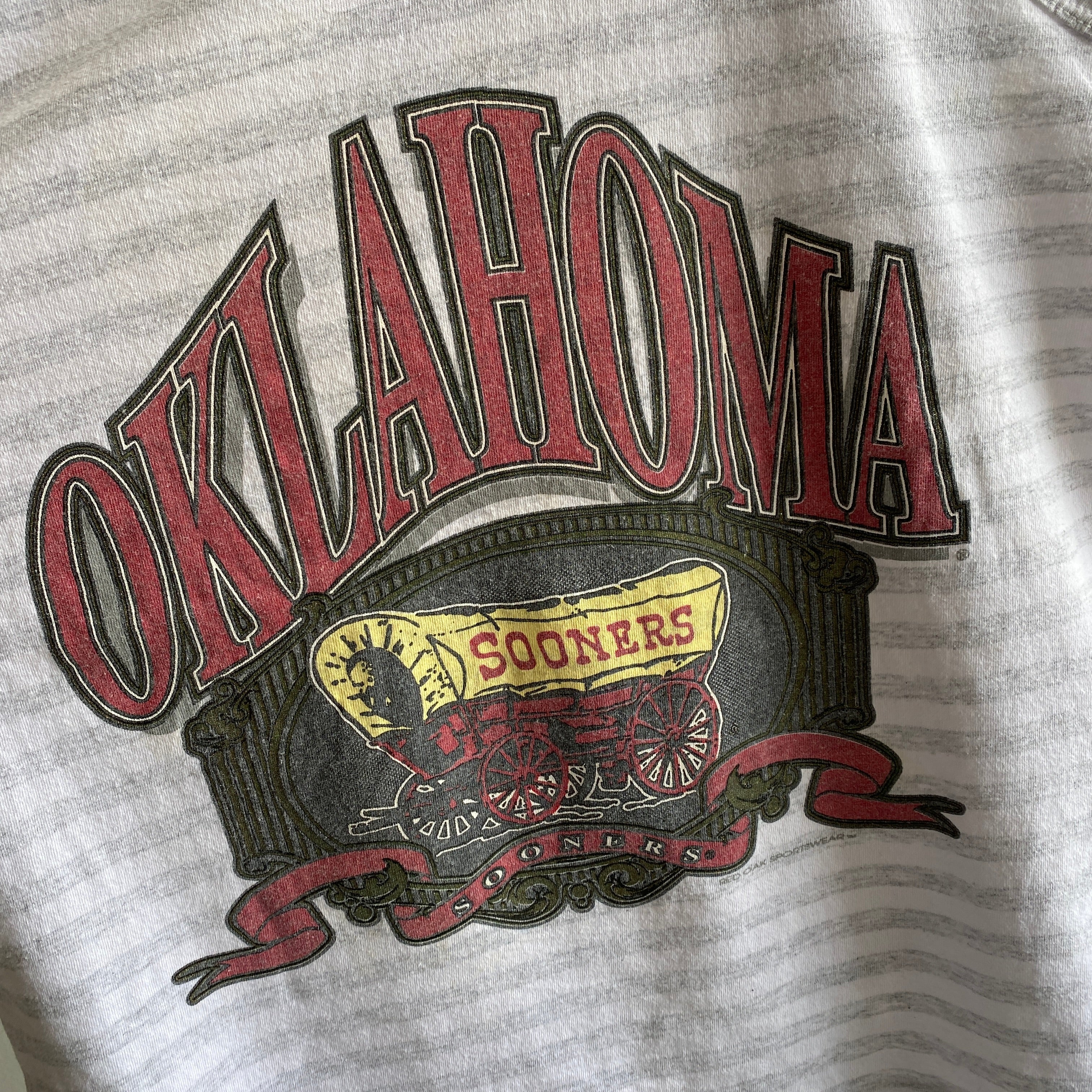 1990s Oklahoma Sooners Striped Cotton Tank Top