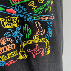 1980s Texas Puffer Paint Tourist T-Shirt - Oh My