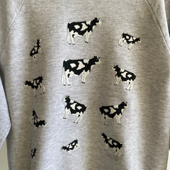 1980s Herd of Cows Sweatshirt That Your Elementary School Librarian Rocked