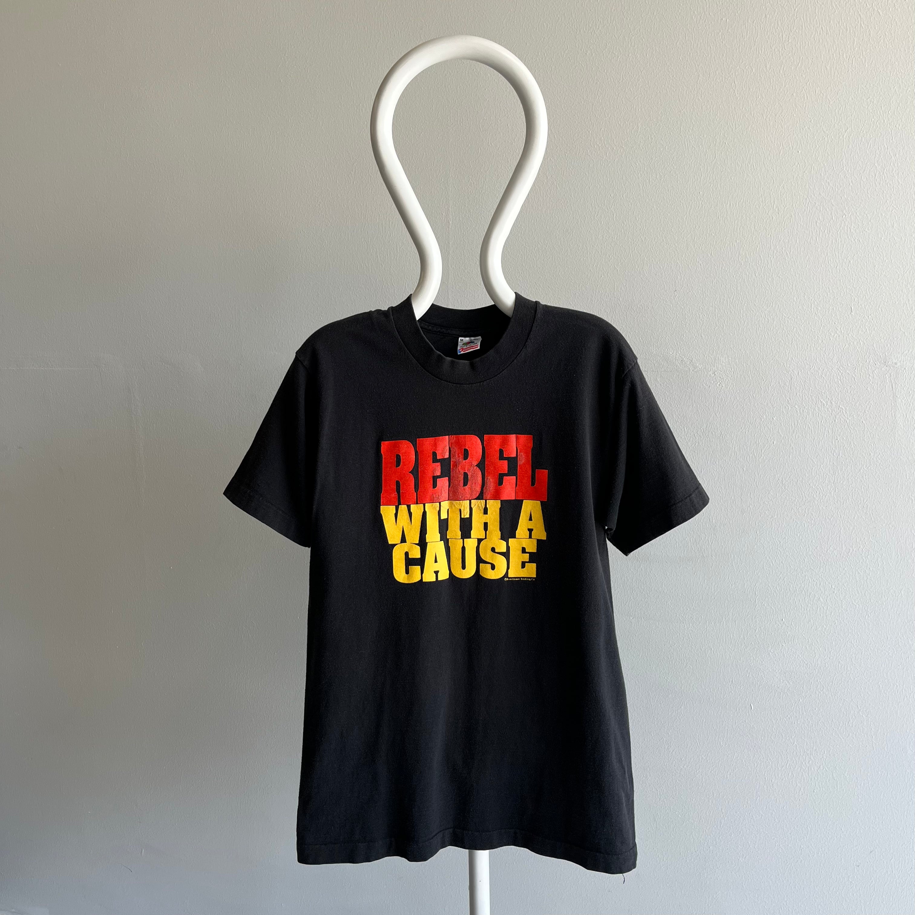 1980s Rebel With A Cause Cotton T-Shirt by FOTL