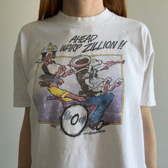 1986 Ahead Warp Zillion - Washington Post Cartoon - T-Shirt - Personal Collection!