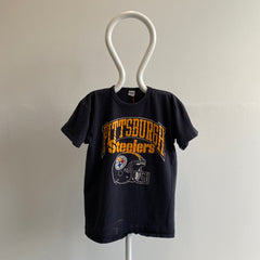 1970s Pittsburg Steelers Champion Brand Rolled Neck Cotton T-Shirt
