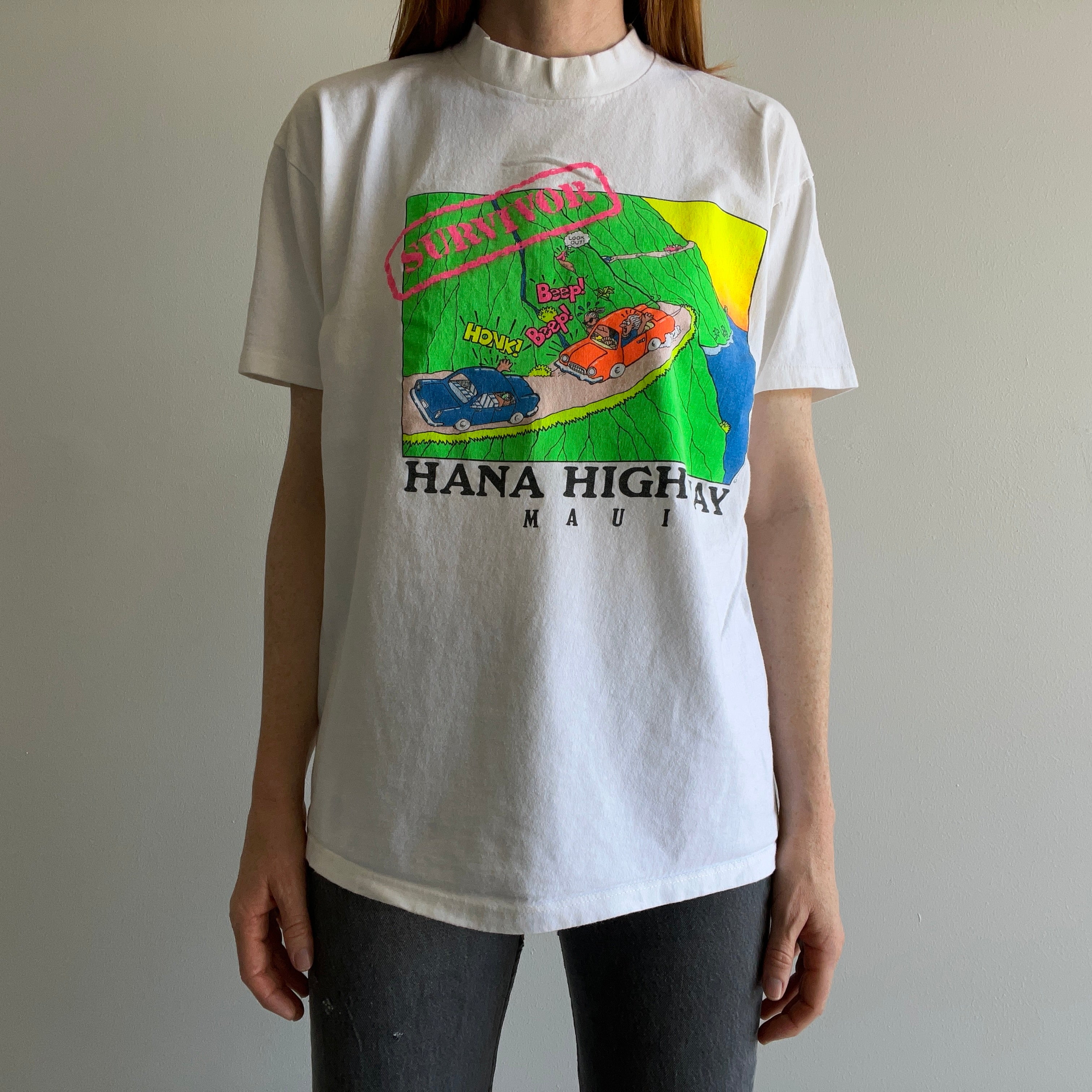 1990 Hana Highway, T-shirt touristique de Maui