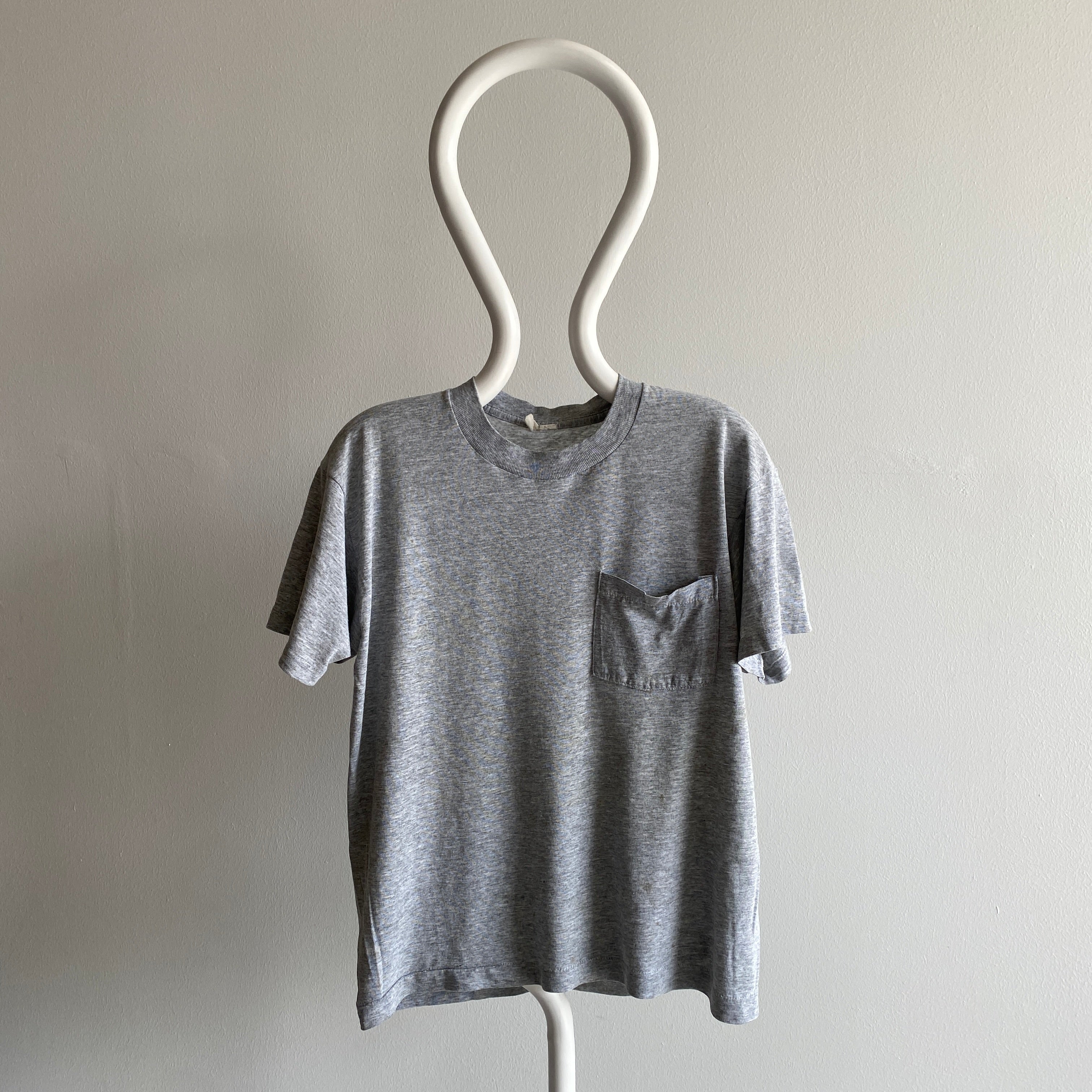 1980s FOTL Blank Gray Pocket T-Shirt