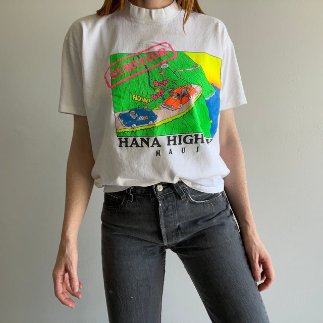1990 Hana Highway, Maui Tourist T-Shirt