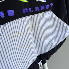 1990 Ski the Planet Unique Pullover Hoodie