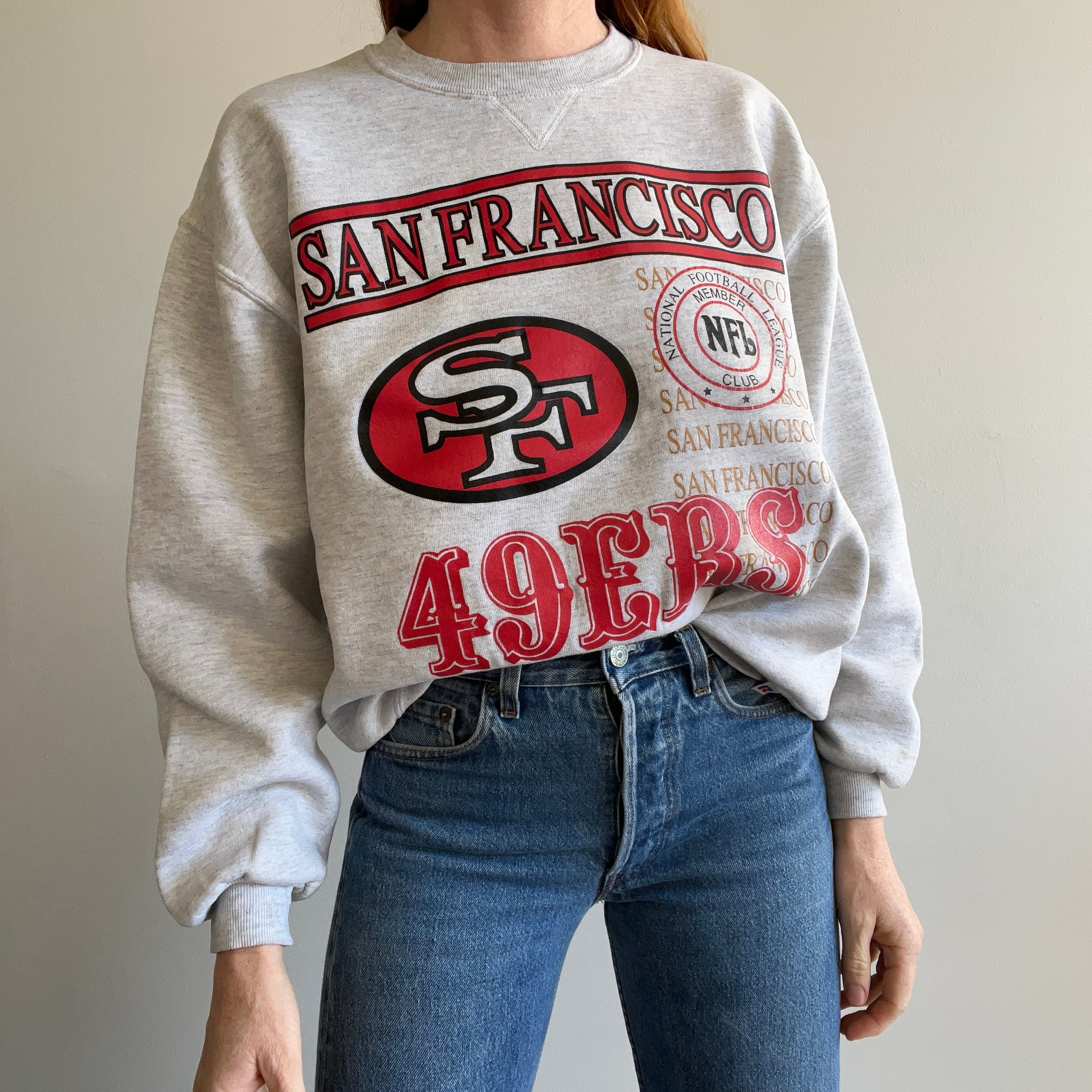 49ers throwback sweatshirt