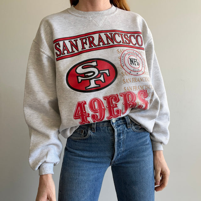 1990s San Francisco 49ers Super Stained Sweatshirt
