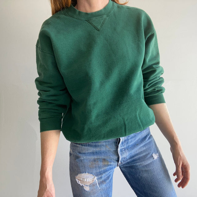 1980/90s LL Bean x RUSSELL BRAND Heavy Weight Dark Green Sweatshirt