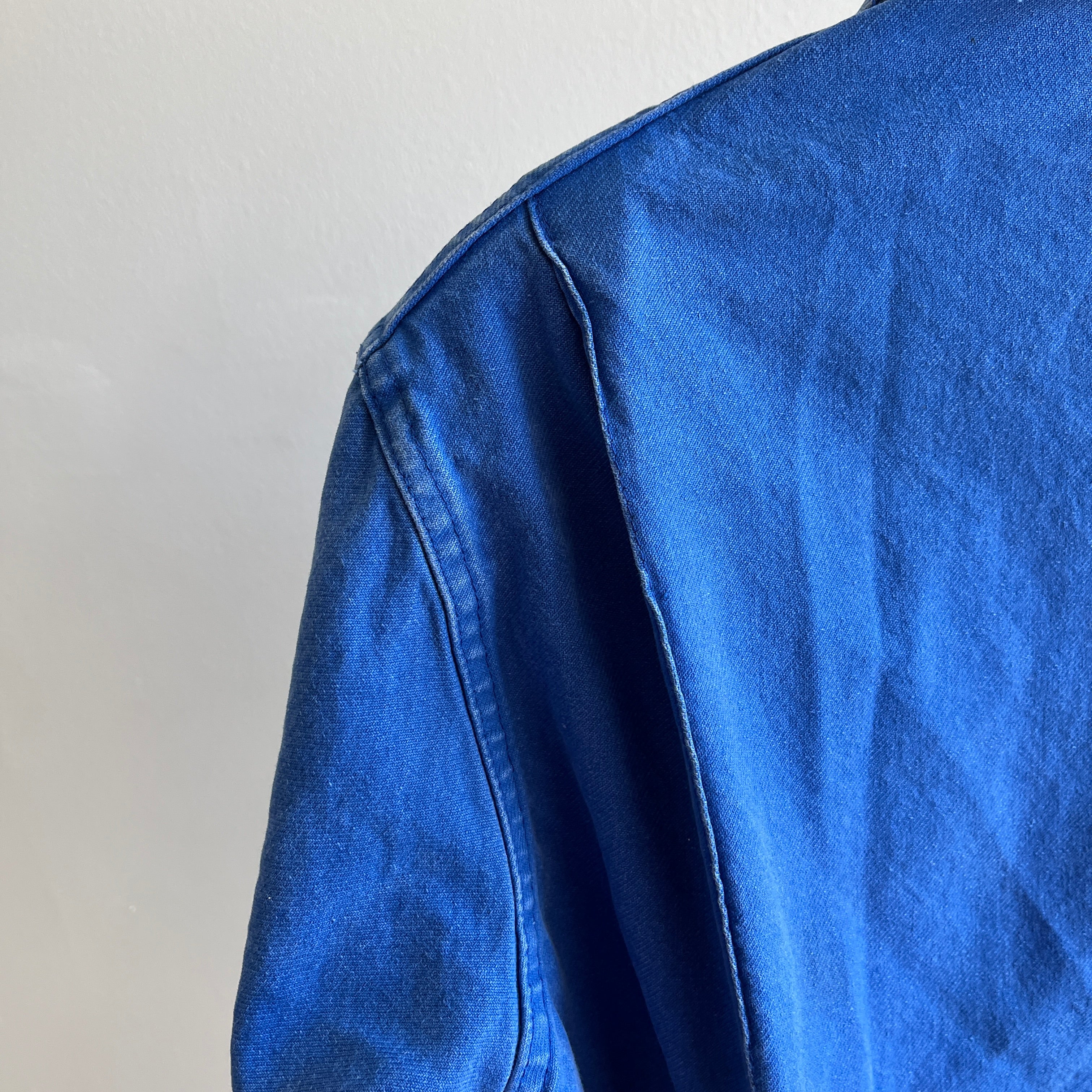 1970s French Cyclist Chore Coat - Thrashed and WOnderful