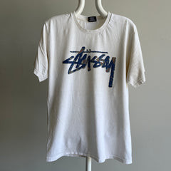 T-shirt à imprimé cachemire Stussy des années 1990/00