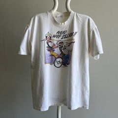 1986 Ahead Warp Zillion - Washington Post Cartoon - T-Shirt - Personal Collection!