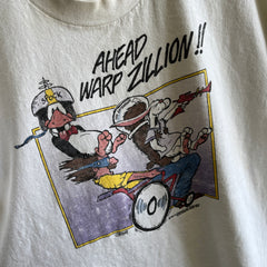 1986 Ahead Warp Zillion - Washington Post Cartoon - T-Shirt - Collection personnelle !