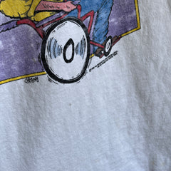 1986 Ahead Warp Zillion - Washington Post Cartoon - T-Shirt - Personal Collection!