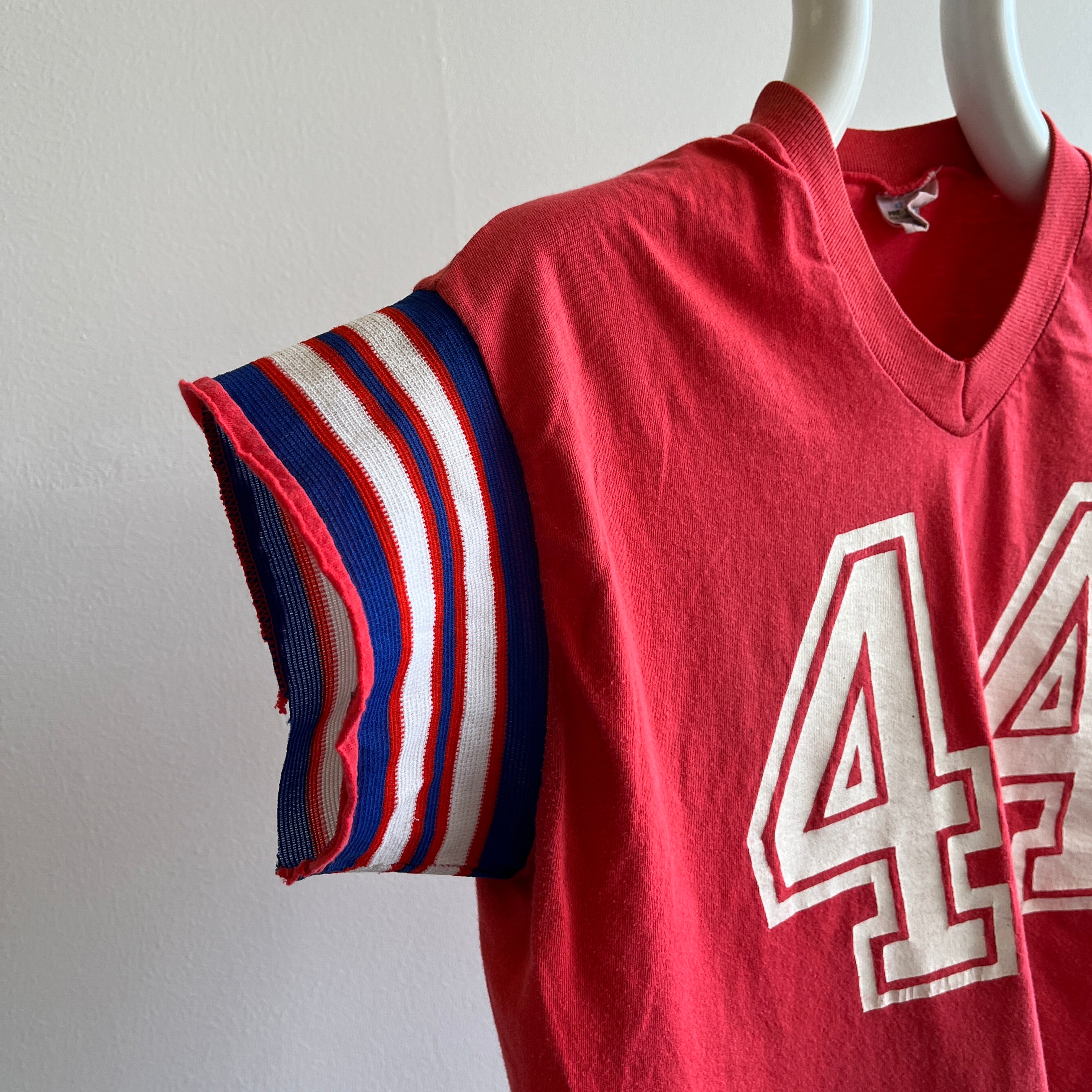 1970s No. 44 Cut Sleeve Football T-Shirt by Belton