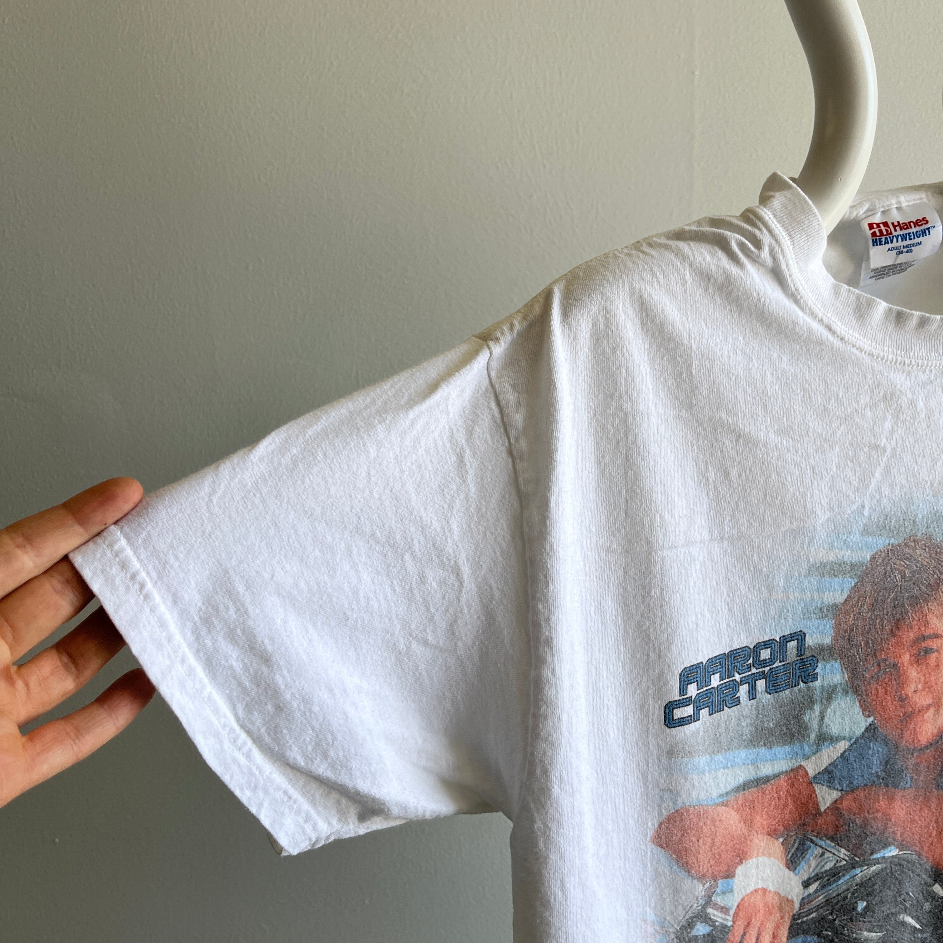 2002 Aaron Carter T-Shirt - Ummm WOWOW