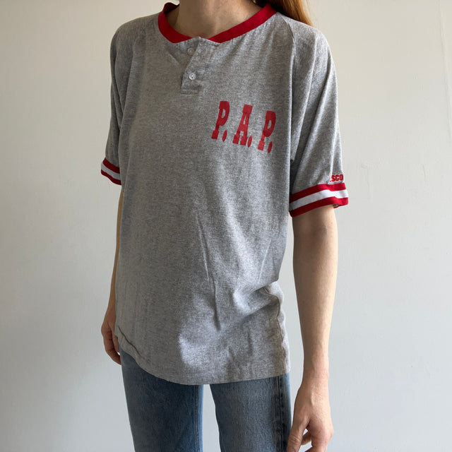1980s P.A.P. Baseball T-Shirt