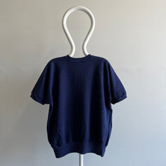 1980s Larger Blank Navy Warm UP