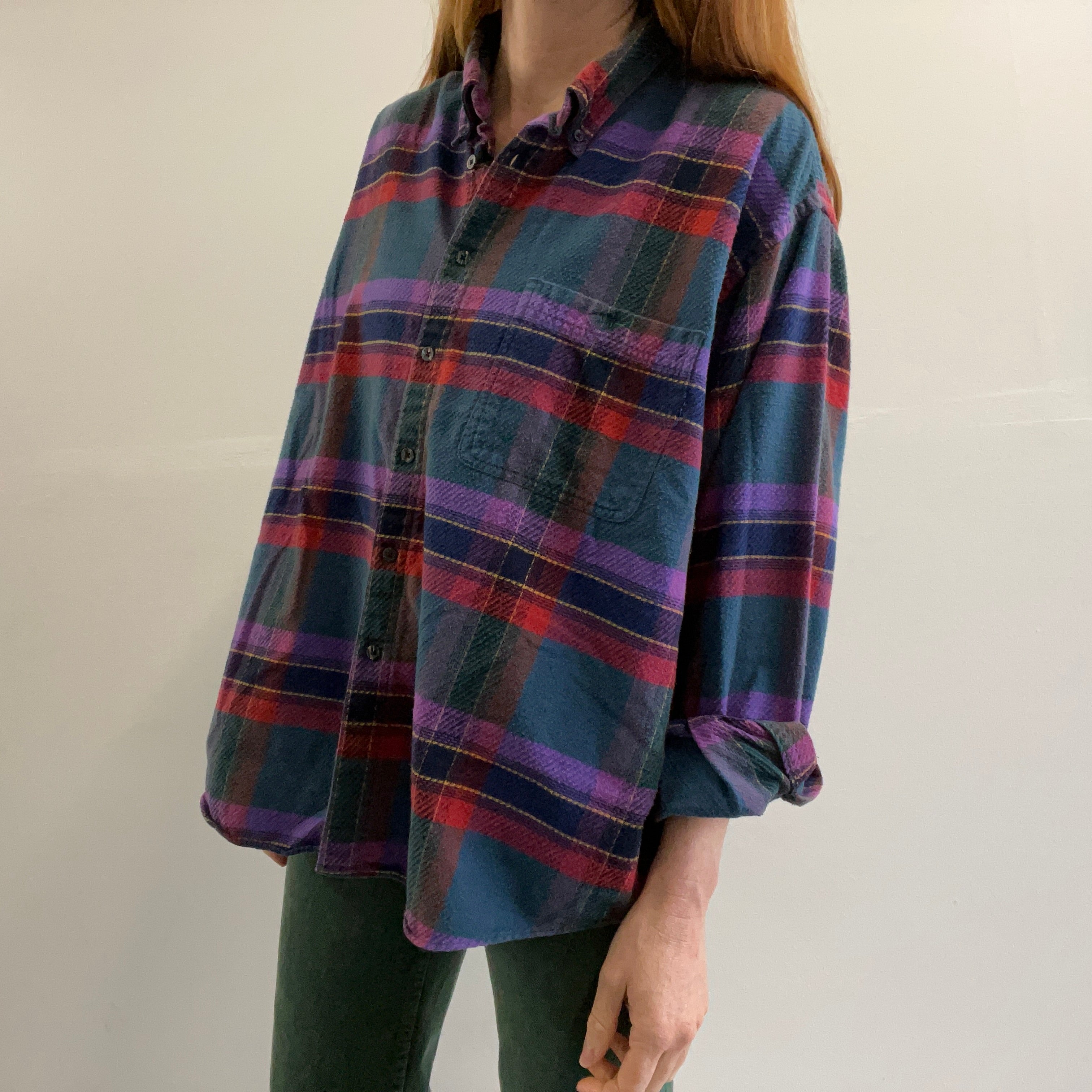 1990s Dockers Button Down Cotton Flannel