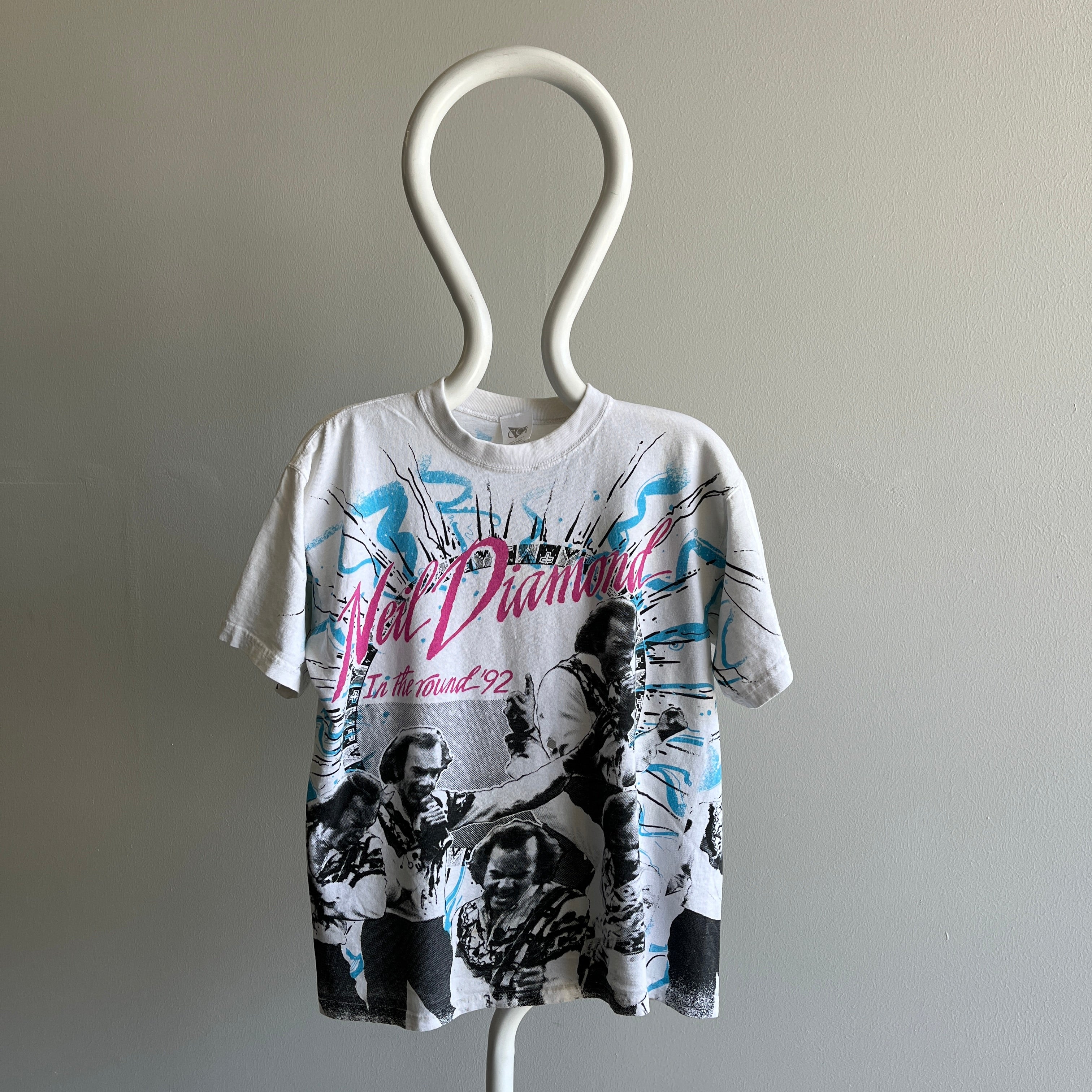 1992 Neil Diamond Wrap Around T-Shirt