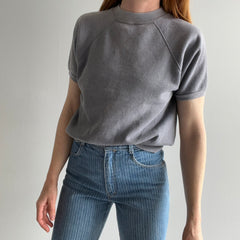 1980s Blank Solid Gray Warm Up