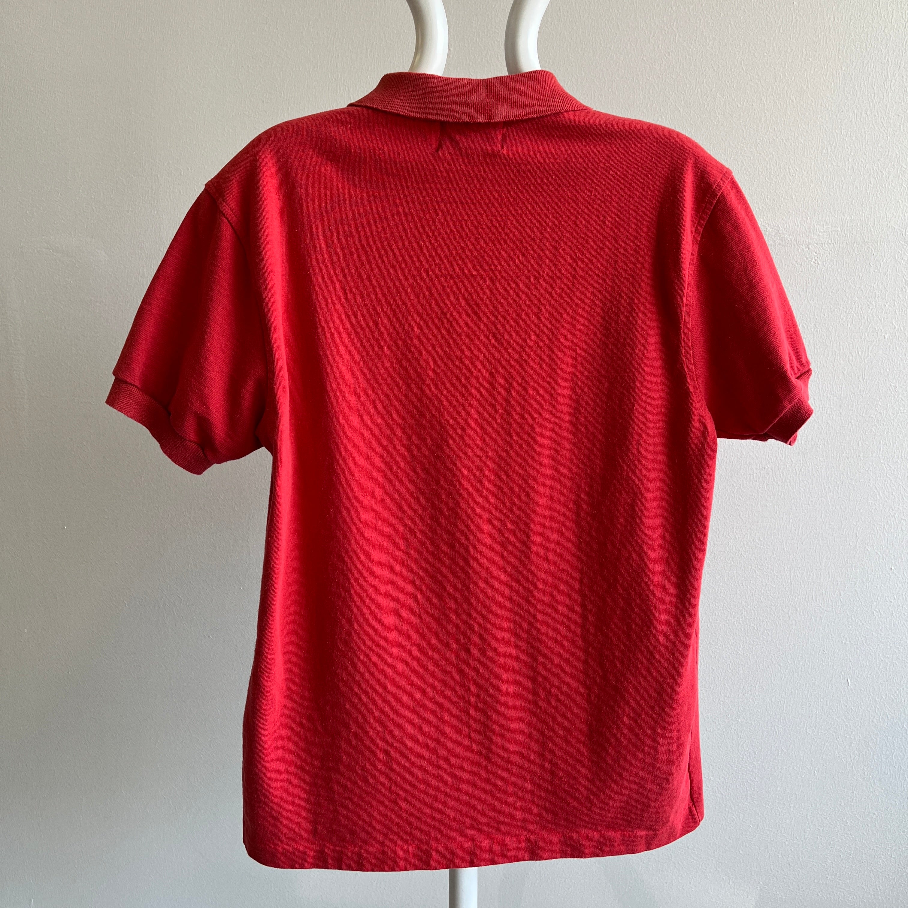 1980s Mark Elliot T-shirt à pression en coton de poids moyen