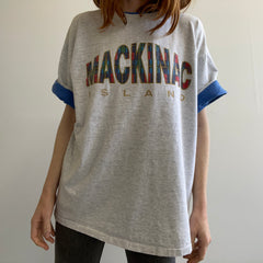 1990s Mackinac Island Roll Up Sleeve Tourist T-Shirt