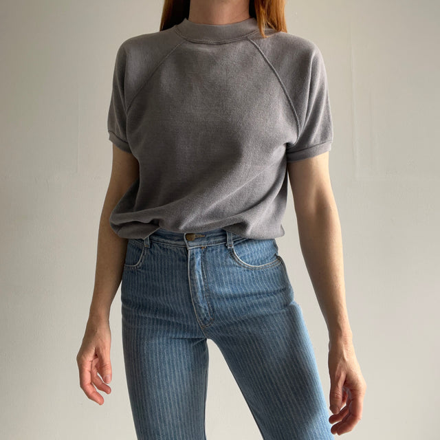 1980s Blank Solid Gray Warm Up