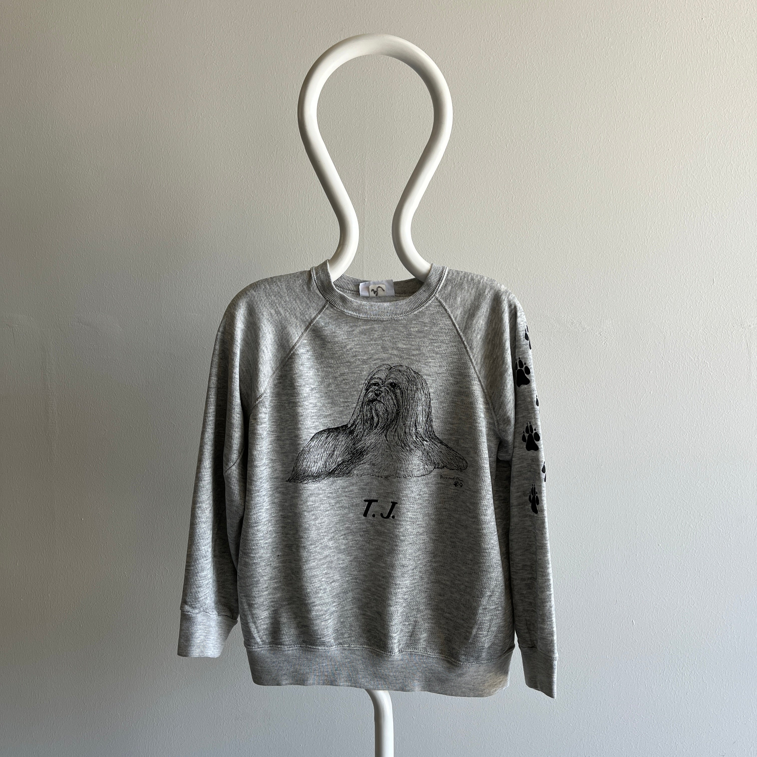 Sweat-shirt TJ 4 Eva et Eva des années 1980 - Collection personnelle