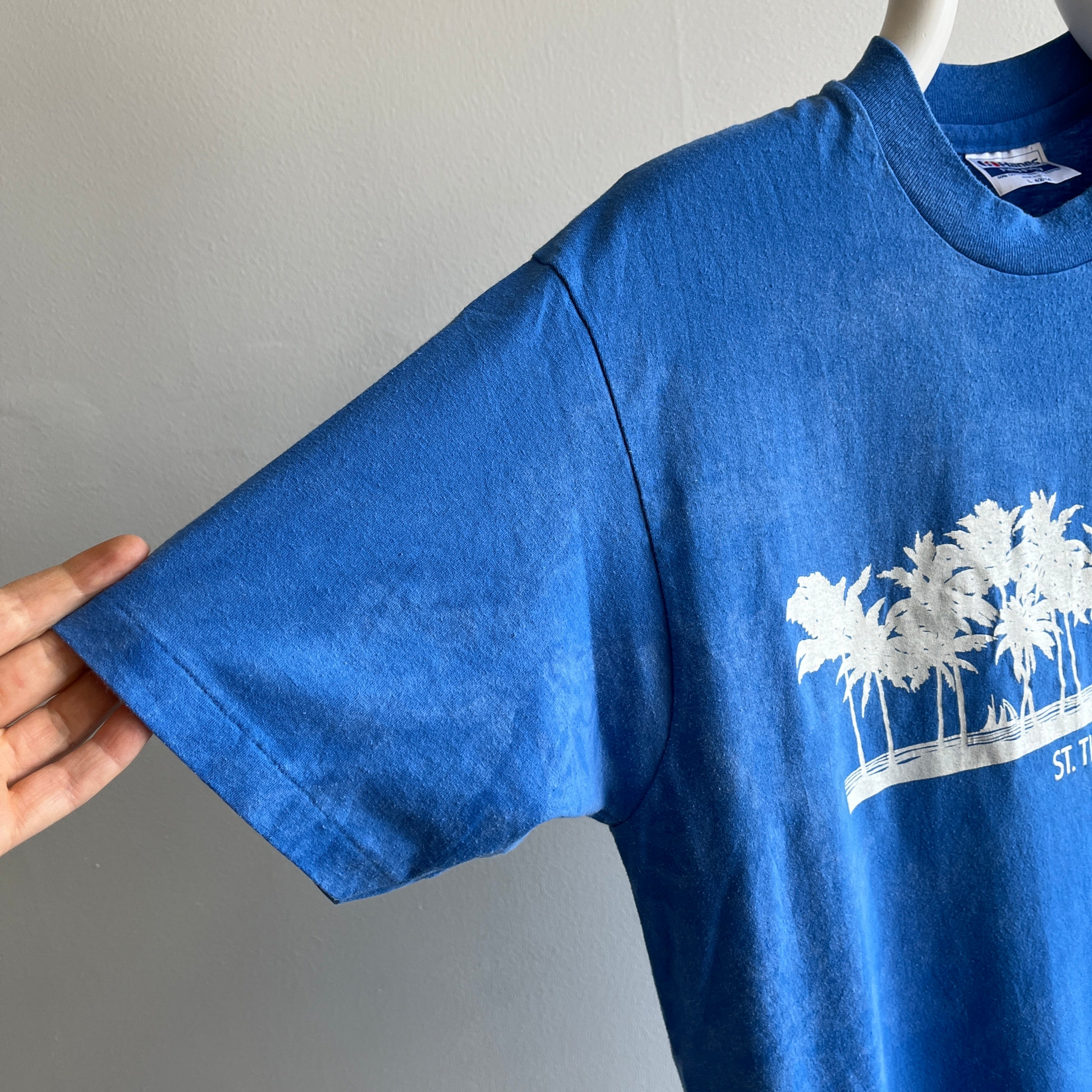 1980s Bleached Out St. Thomas Virgin Islands T-Shirt