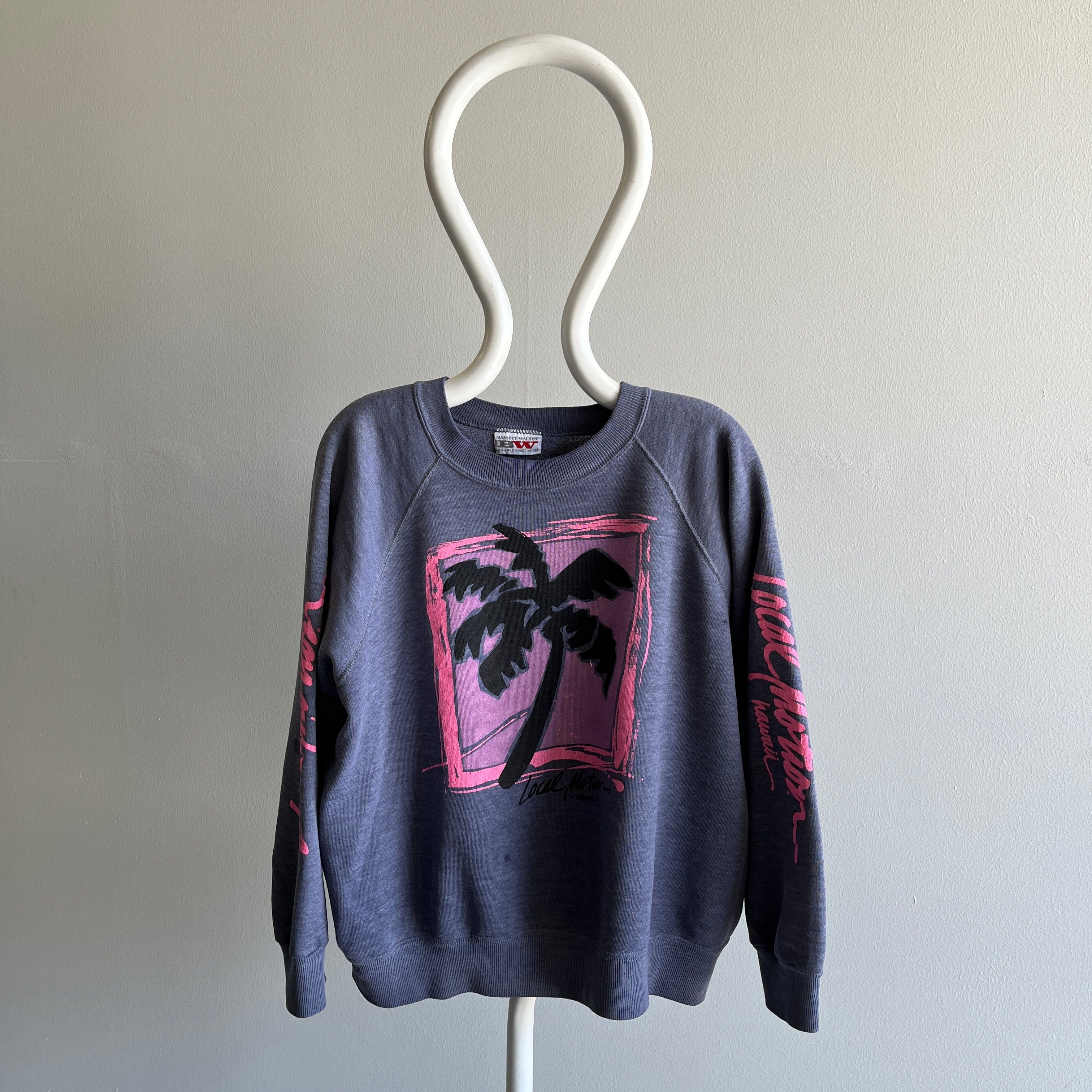 1990s Hawaii Faded and Worn Sweatshirt - Personal Collection