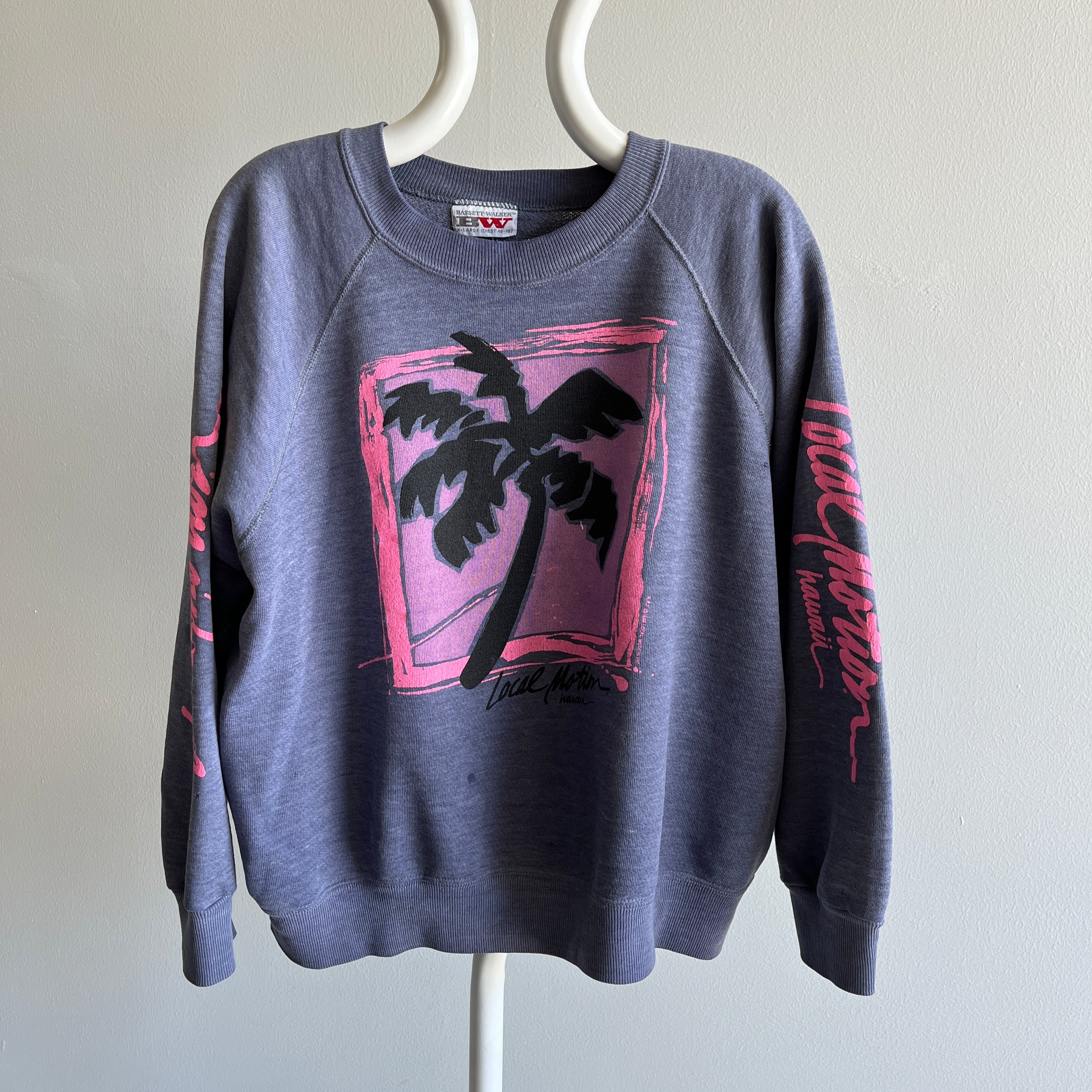 1990s Hawaii Faded and Worn Sweatshirt - Personal Collection