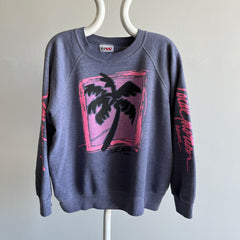 Sweat-shirt hawaïen délavé et usé des années 1990 - Collection personnelle