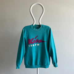 1980s KISS 108 FM - Boston - Stained Sweatshirt