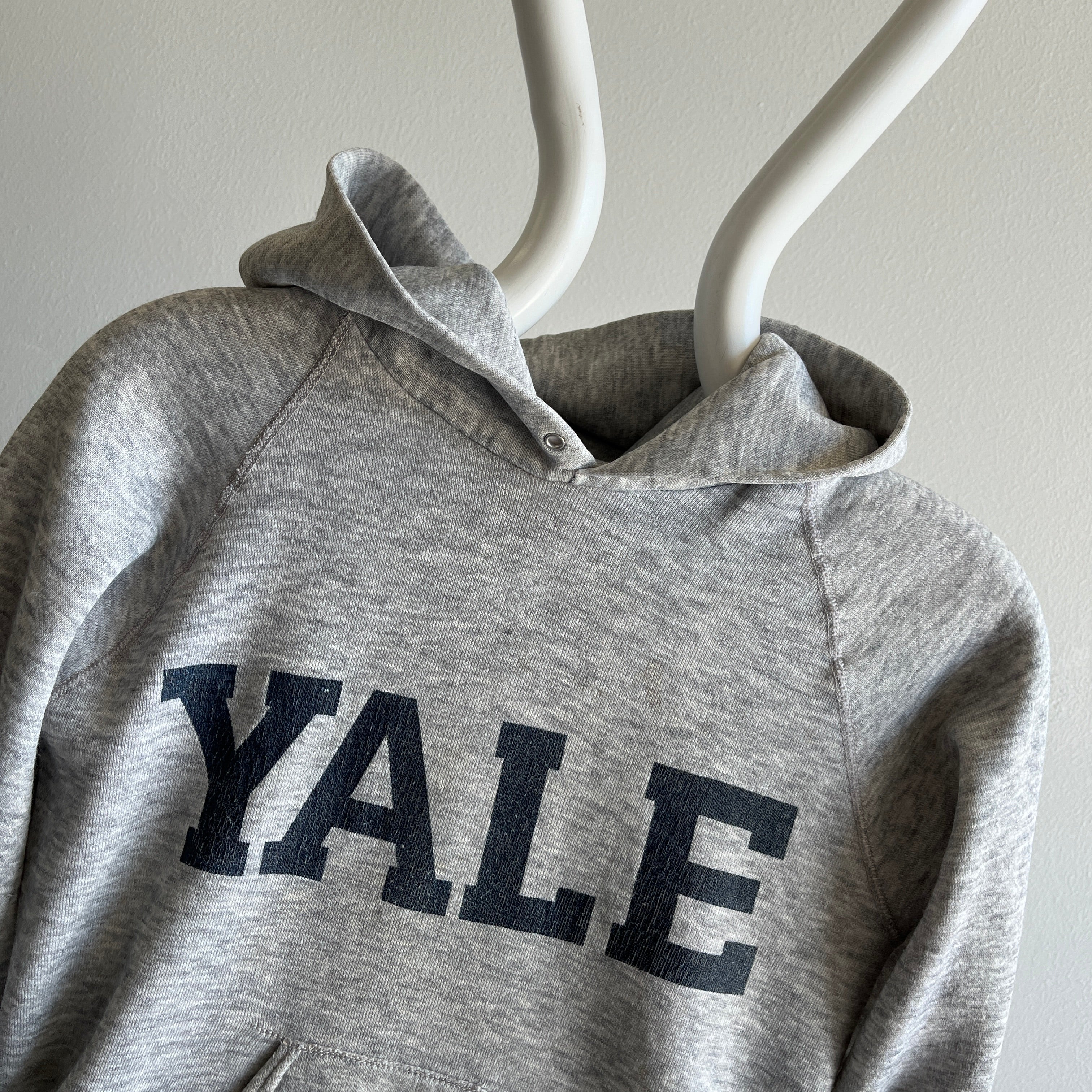 Sweat à capuche Yale des années 1980 - Enfants L/Adulte XS